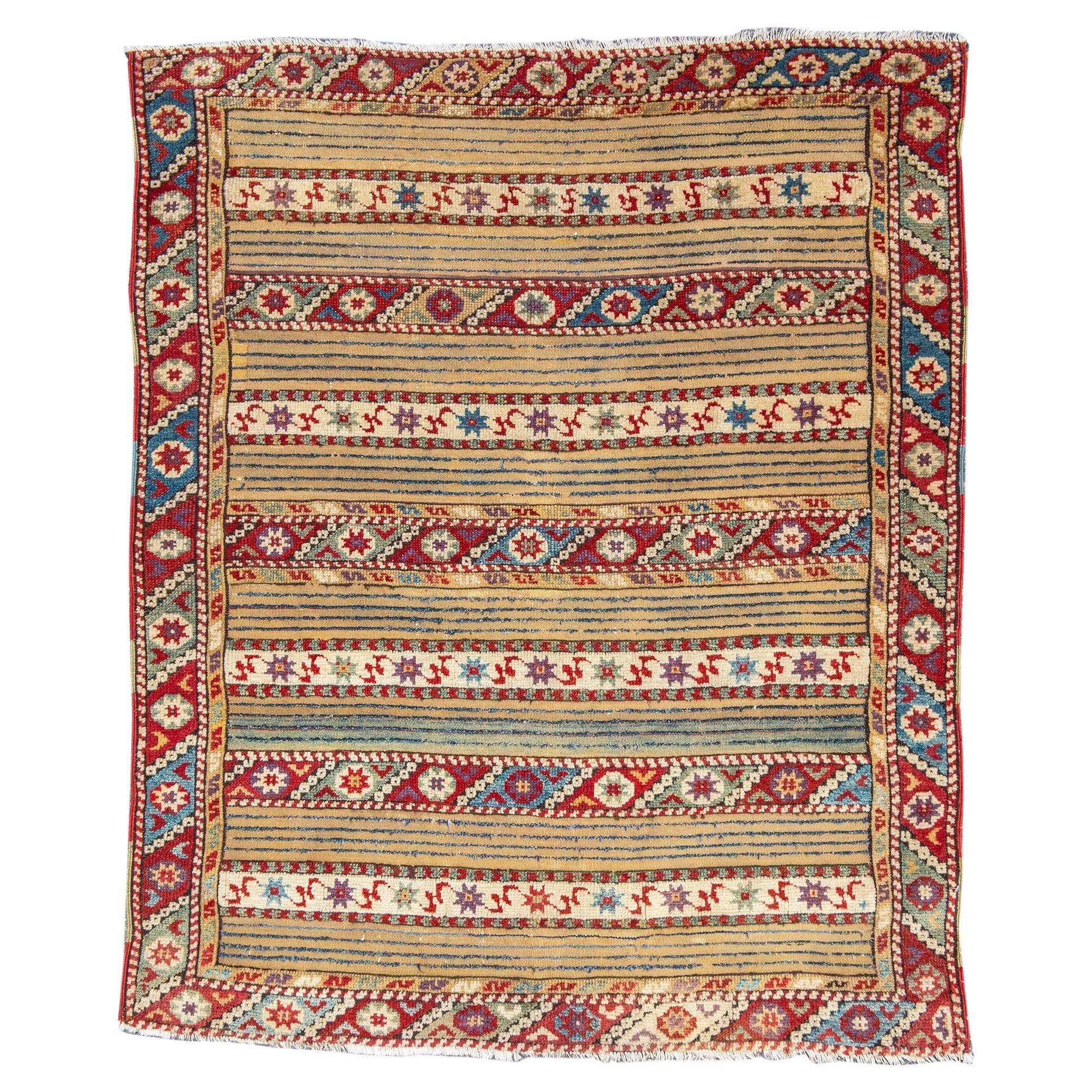 Antiker türkischer Dazghiri-Teppich, 19. Jahrhundert 