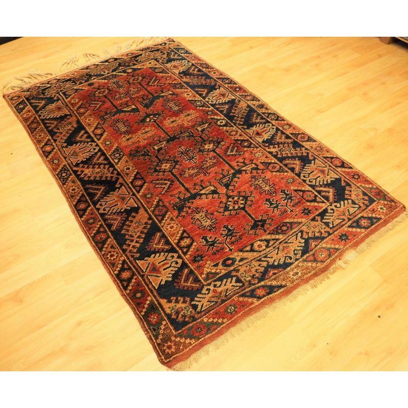 A Turkish Dosemealti rug of the traditional design with soft warm colours.

A very good and well made rug with excellent colour with 100% natural dyes. This rug represents traditional village weaving from the early part of the 20th century when