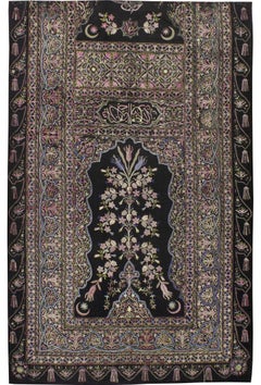 Antiker türkischer Flachstich-Textil-Wandteppich