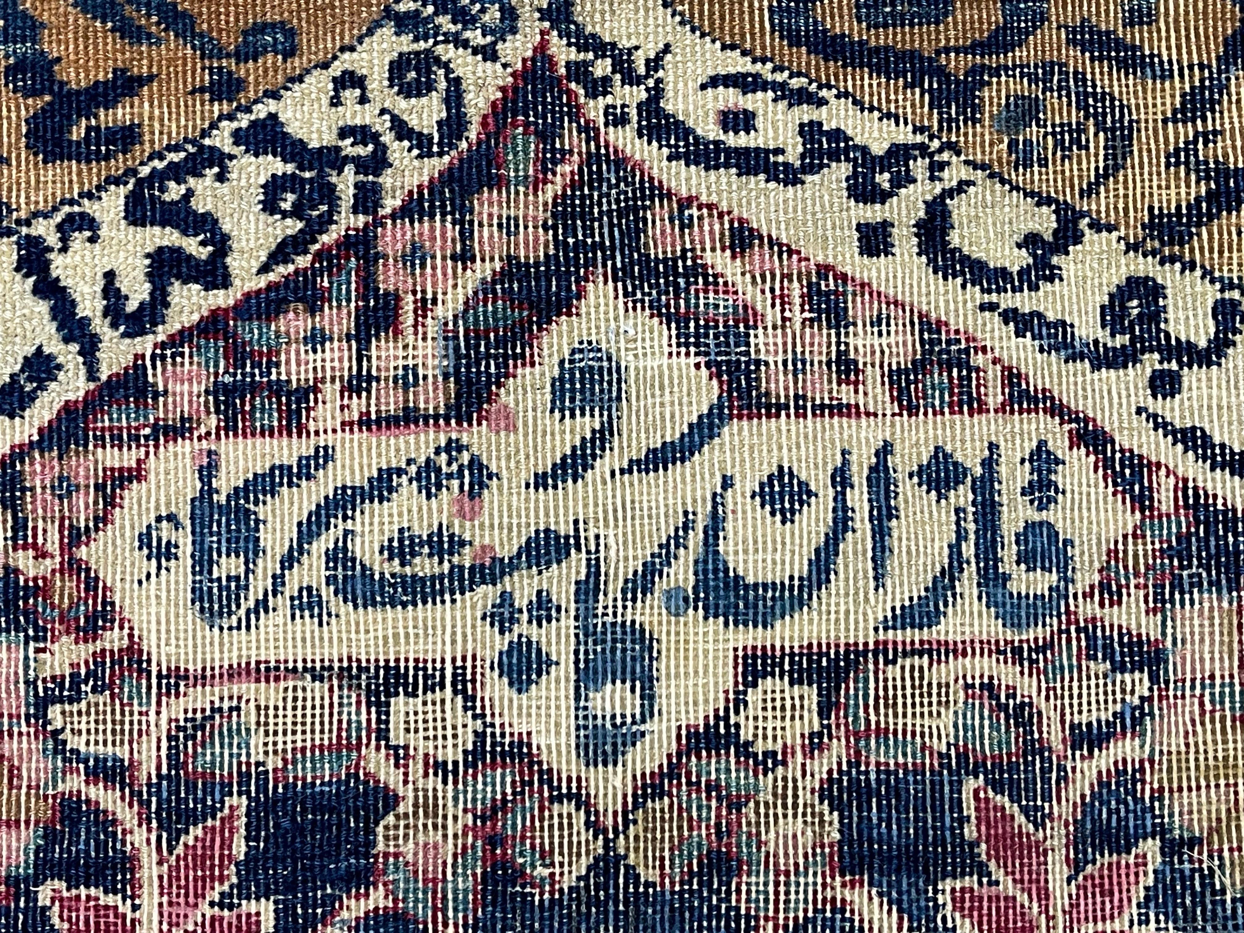 Antique Turkish Gazan Prayer Rug circa 1900 For Sale 2