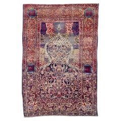 Tapis turc ancien de prière israélien, circa 1900