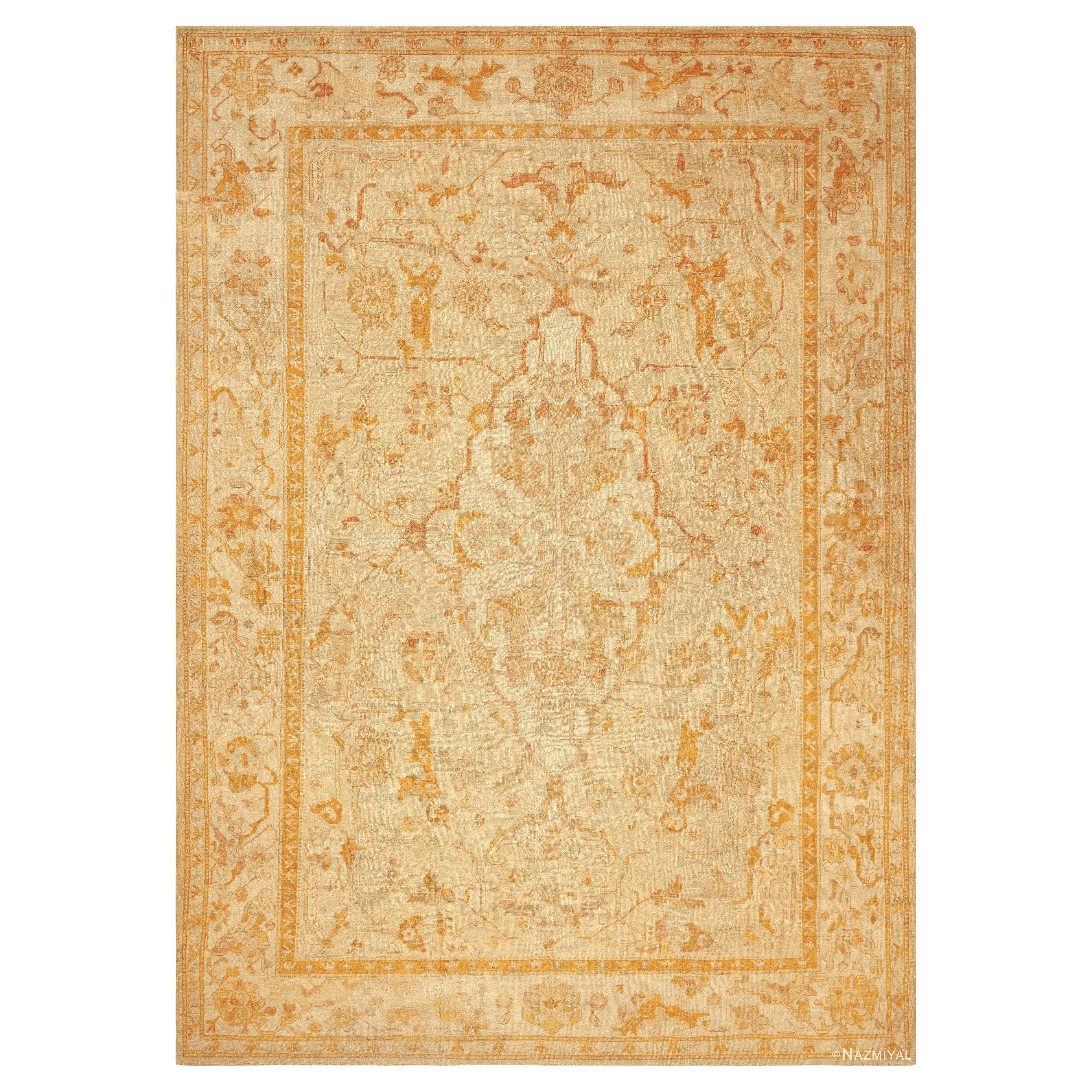 Nazmiyal Collection Alfombra turca antigua geométrica Oushak