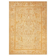 Nazmiyal Collection Antique Turkish Geometric Oushak Rug