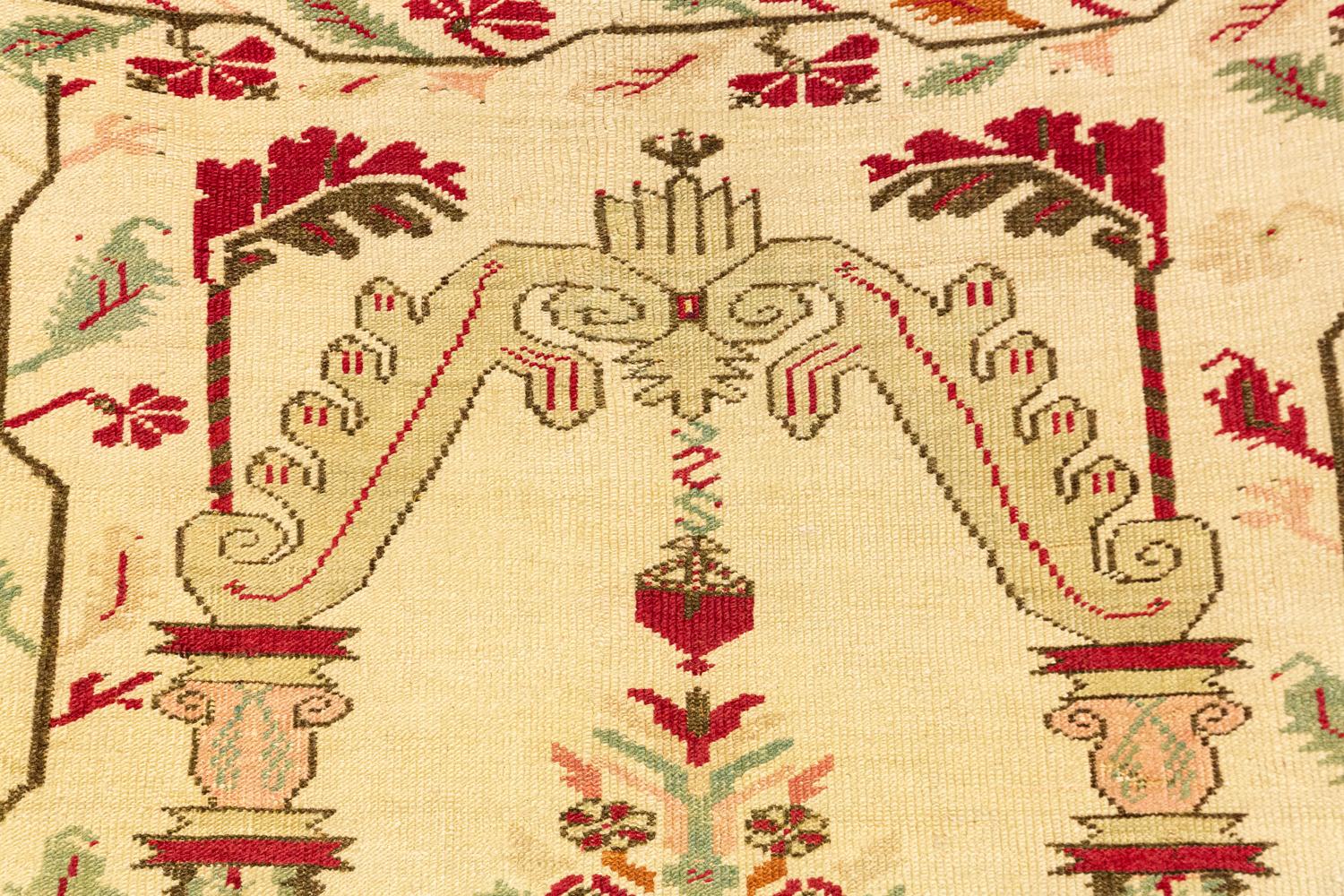 19th Century Antique Turkish Ghiordes Rug, 1880-1900 For Sale