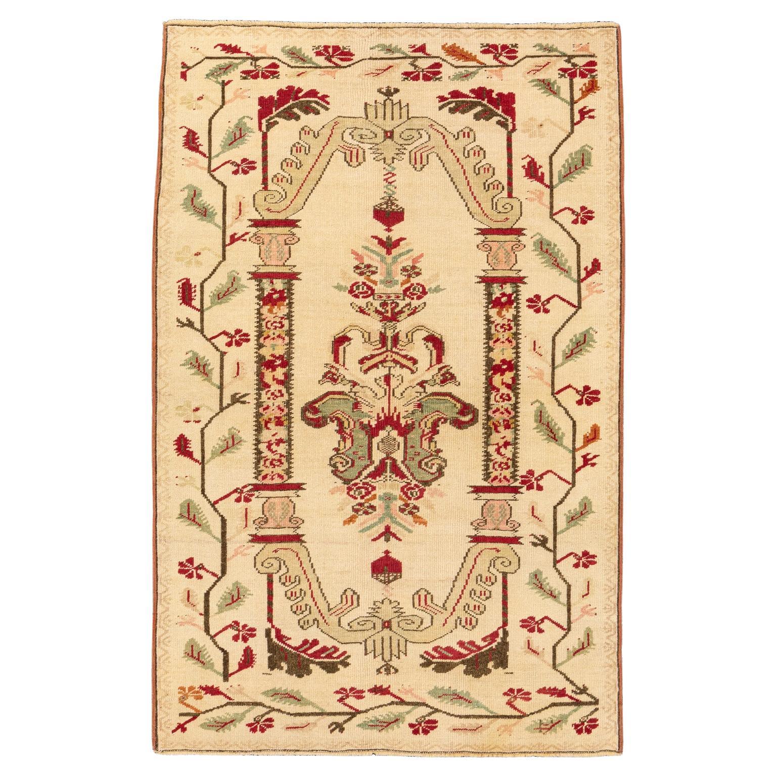Tapis turc antique Ghiordes, 1880-1900 en vente