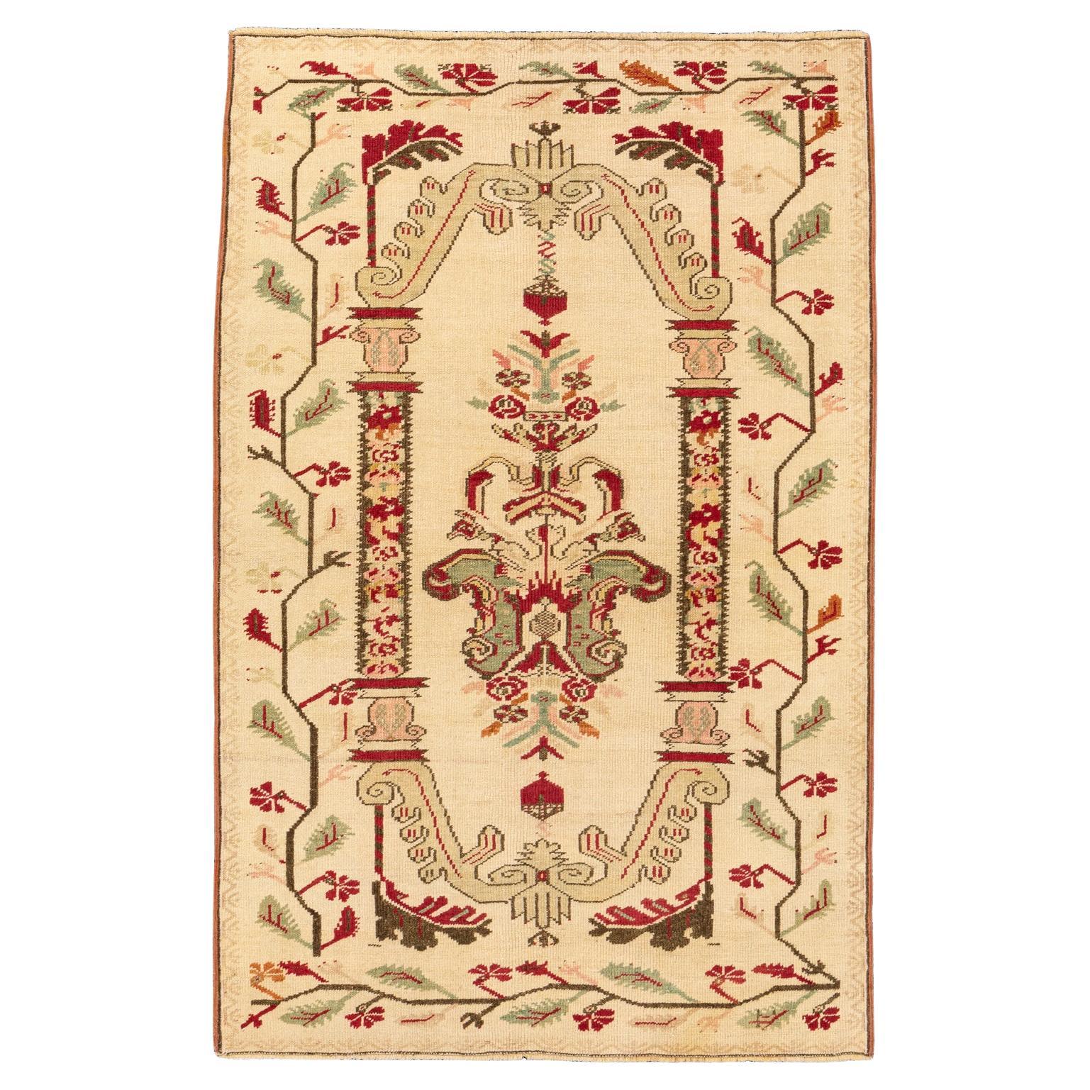 Tapis turc antique Ghiordes, 1880-1900 en vente