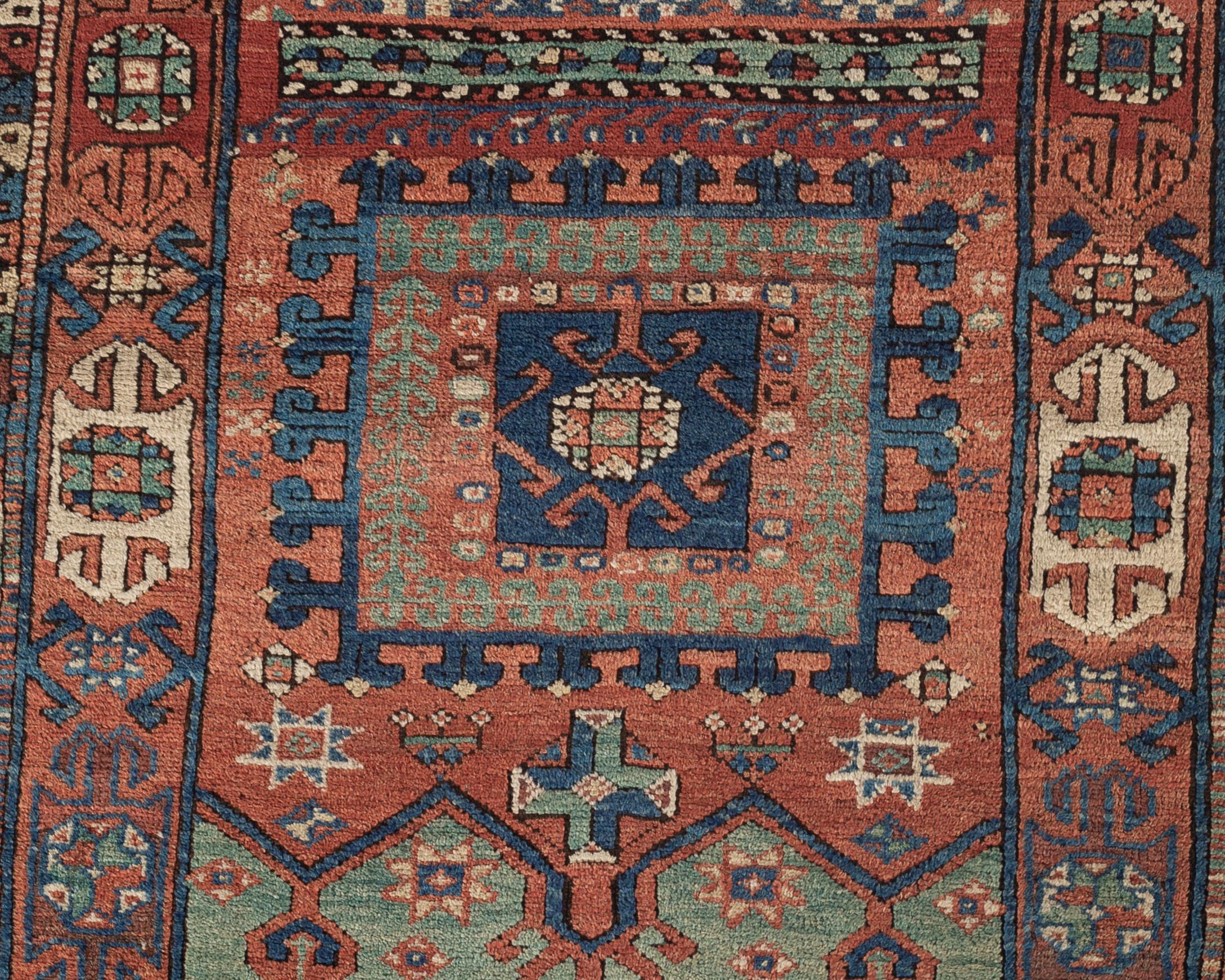 Antique Turkish Ghiordes Rug, circa 1900 In Good Condition For Sale In Secaucus, NJ