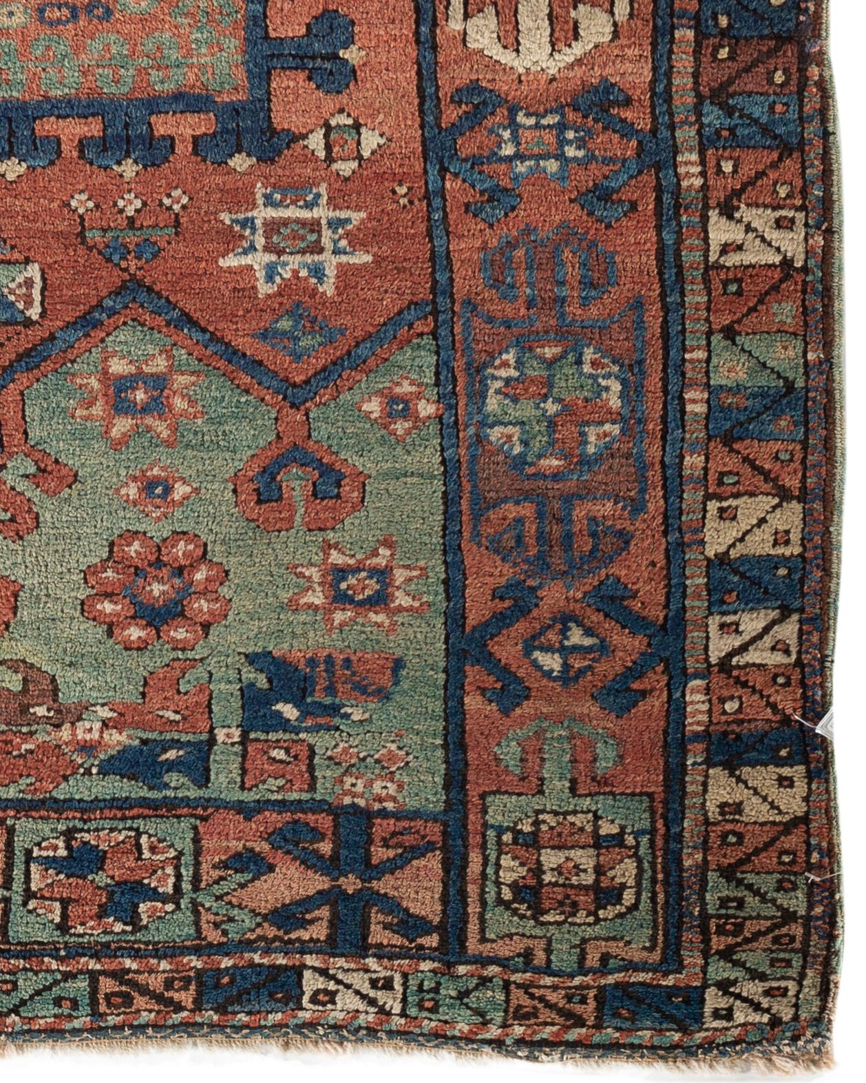 Antiker türkischer Ghiordes-Teppich, um 1900 im Zustand „Gut“ im Angebot in Secaucus, NJ