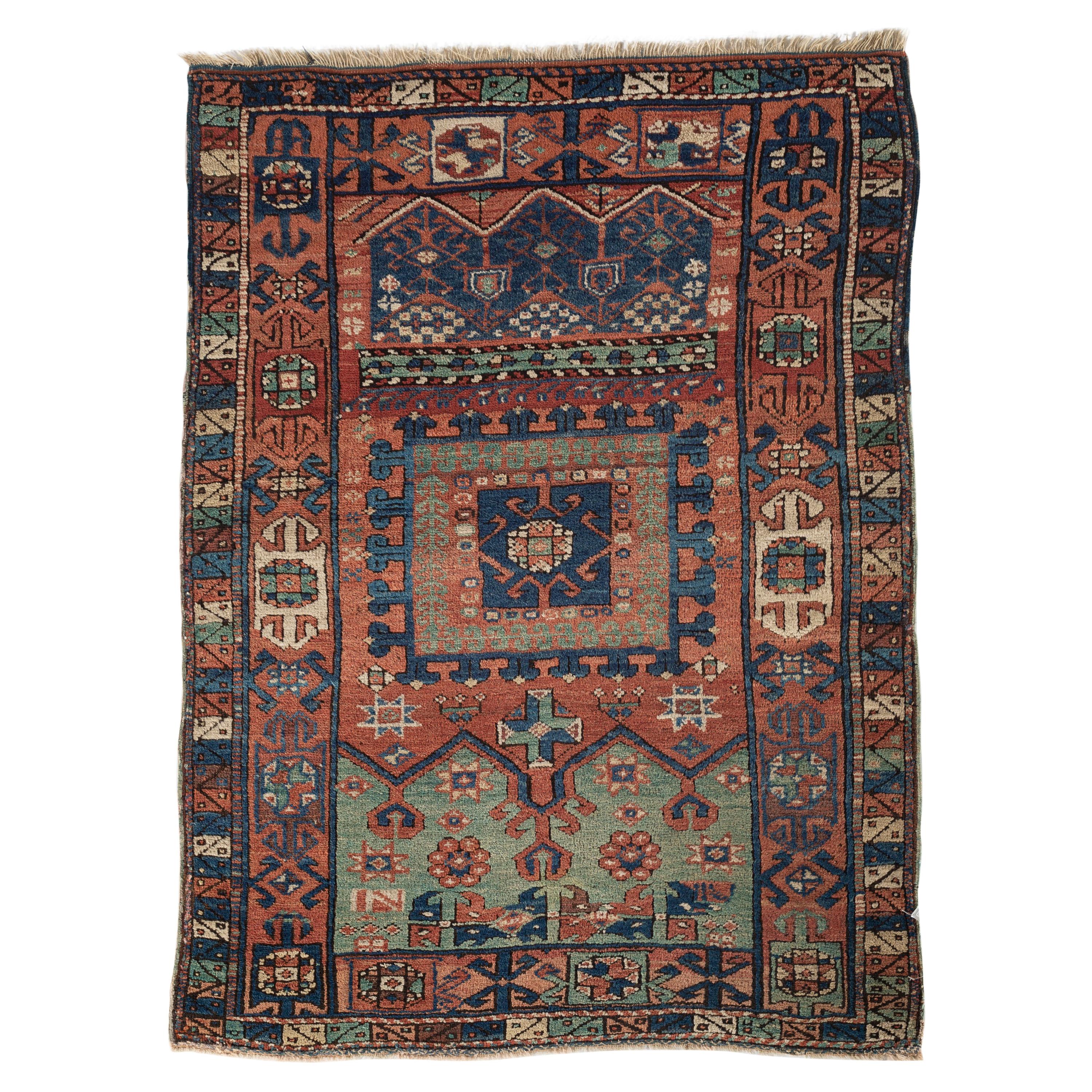Antiker türkischer Ghiordes-Teppich, um 1900