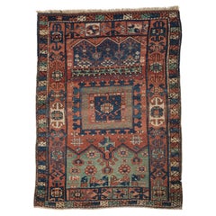 Tapis turc ancien de Ghiordes, vers 1900