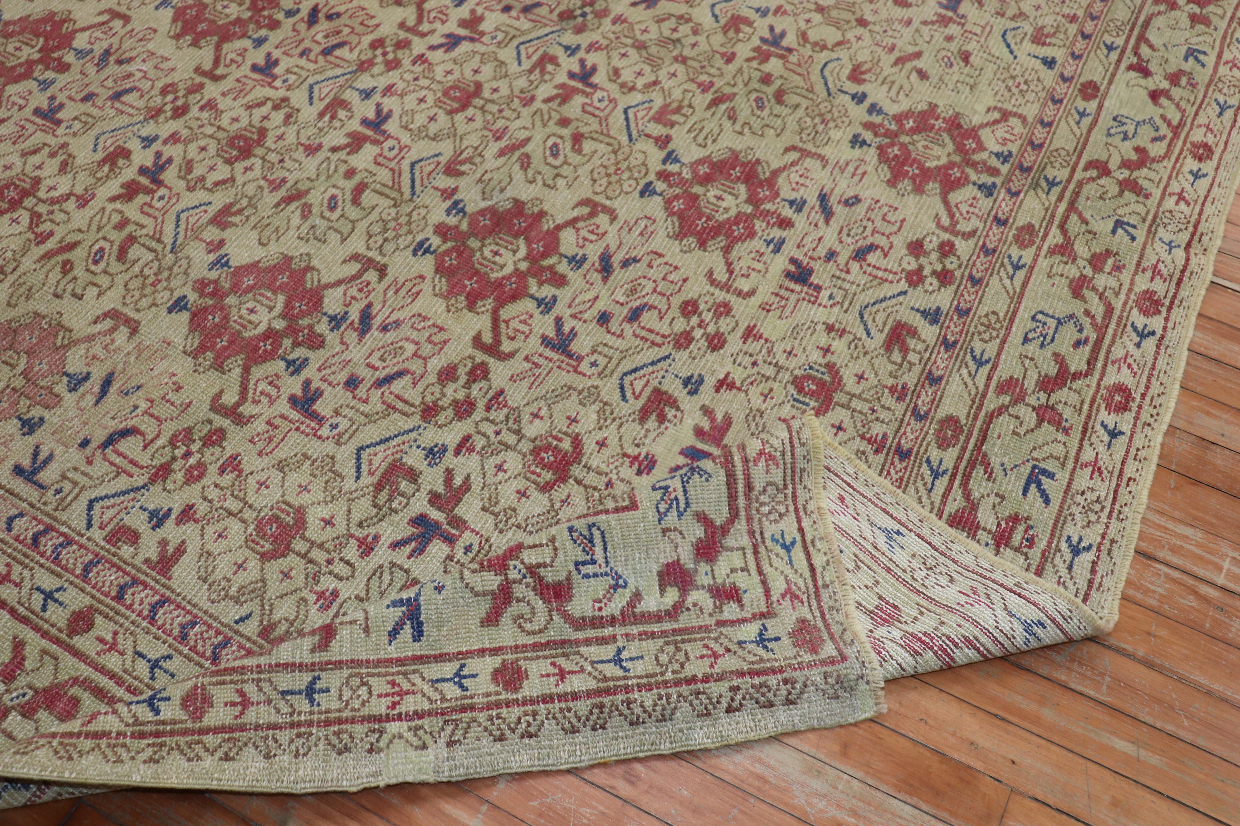 Antiker türkischer Ghiordes-Teppich im Angebot 1