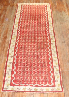 Zabihi Collection Antique Turkish Ghiordes Runner
