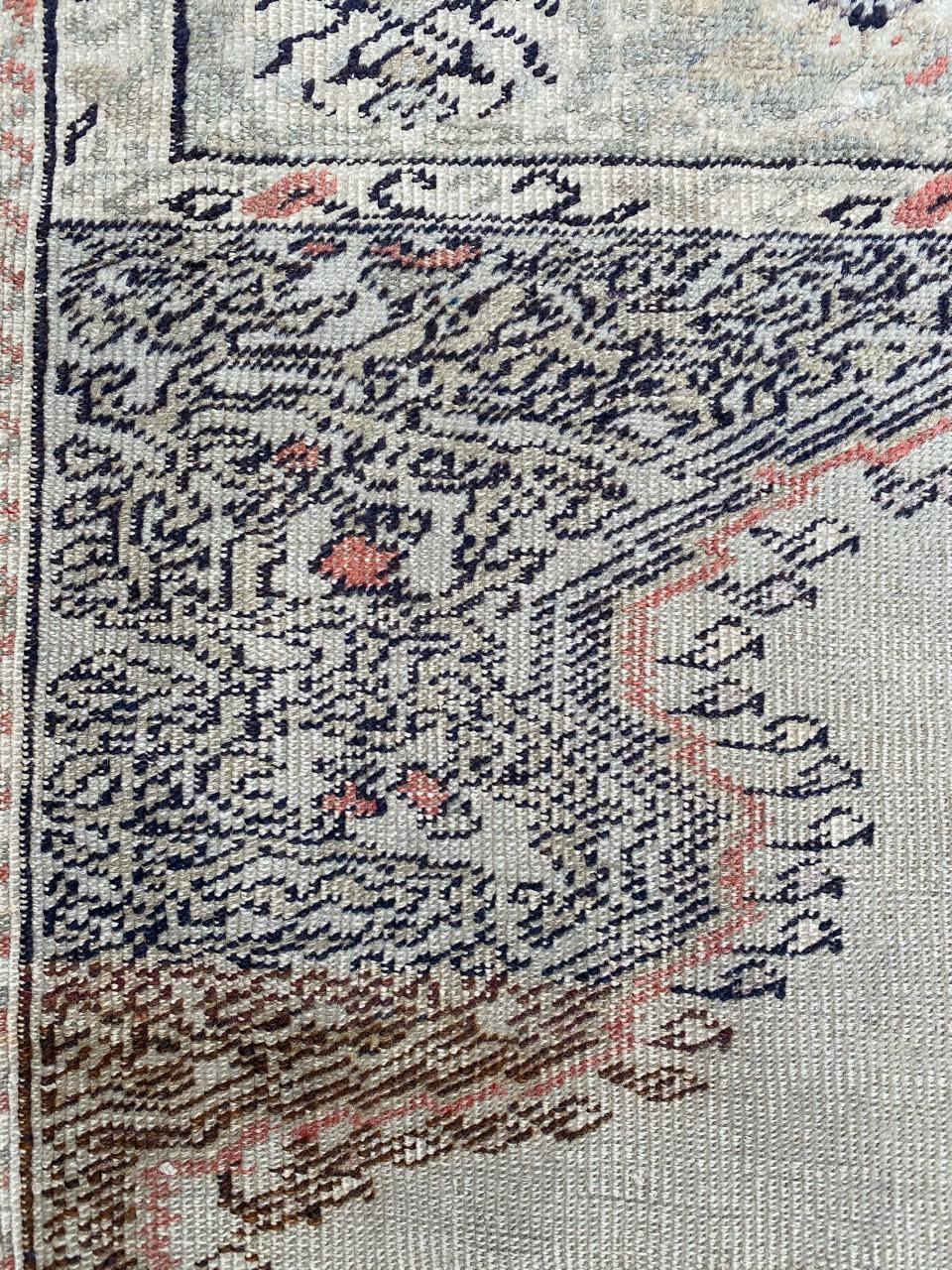 Wool Antique Turkish Ghyordes Prayer Rug
