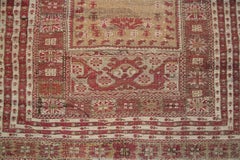 Antiker türkischer Gordis Teppich Sammler Teppich 115cmx163cm Wolle Foundation 4x5 c.1850