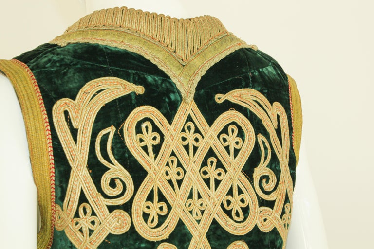 The Arabesque Vest Ensemble – Mustard Gold main image 1