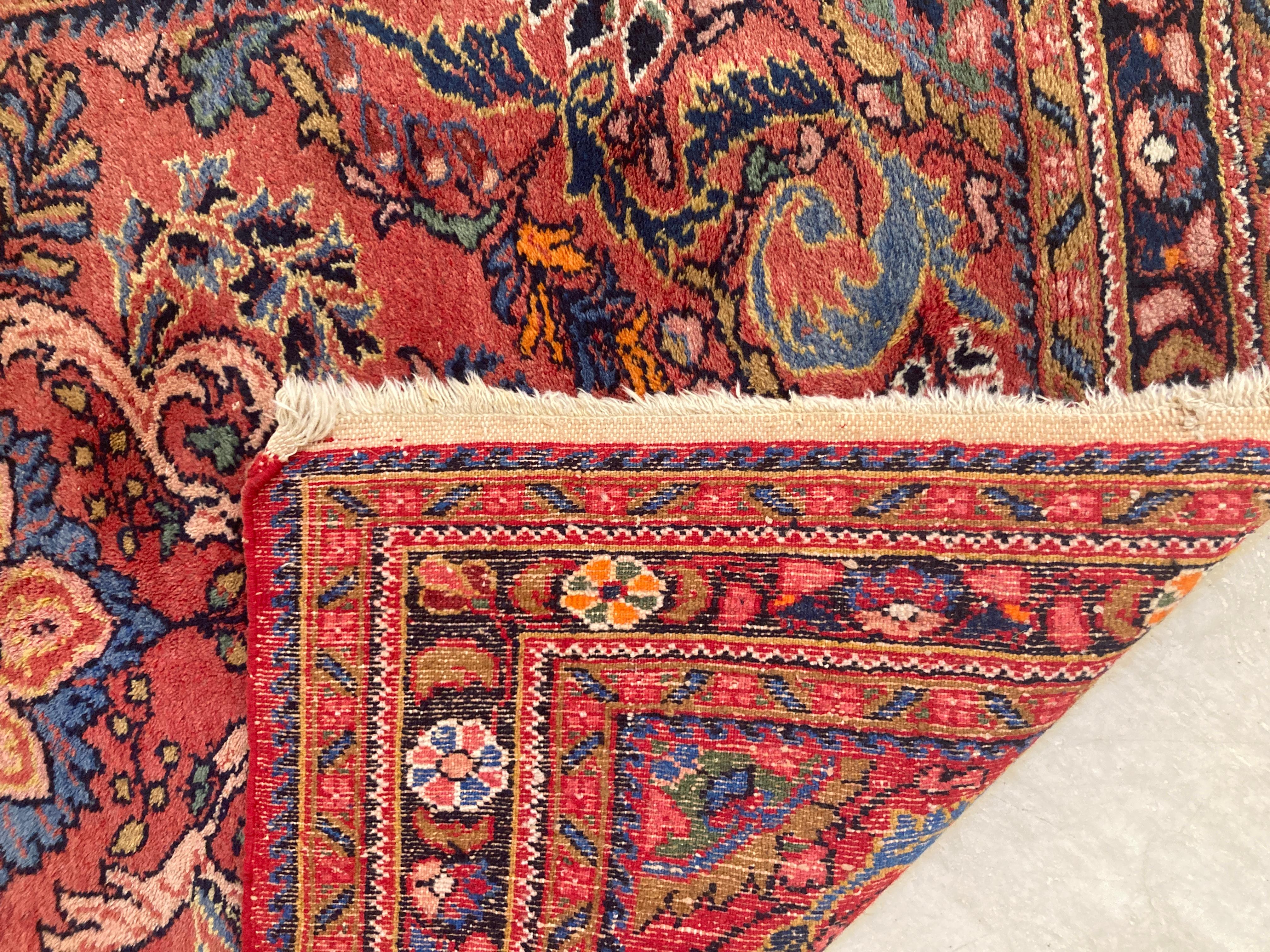 Antique Turkish Hand-Knotted Ethnic Rug, 1940 For Sale 11