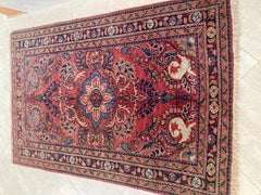 Antique Turkish Hand-Knotted Ethnic Rug, 1940