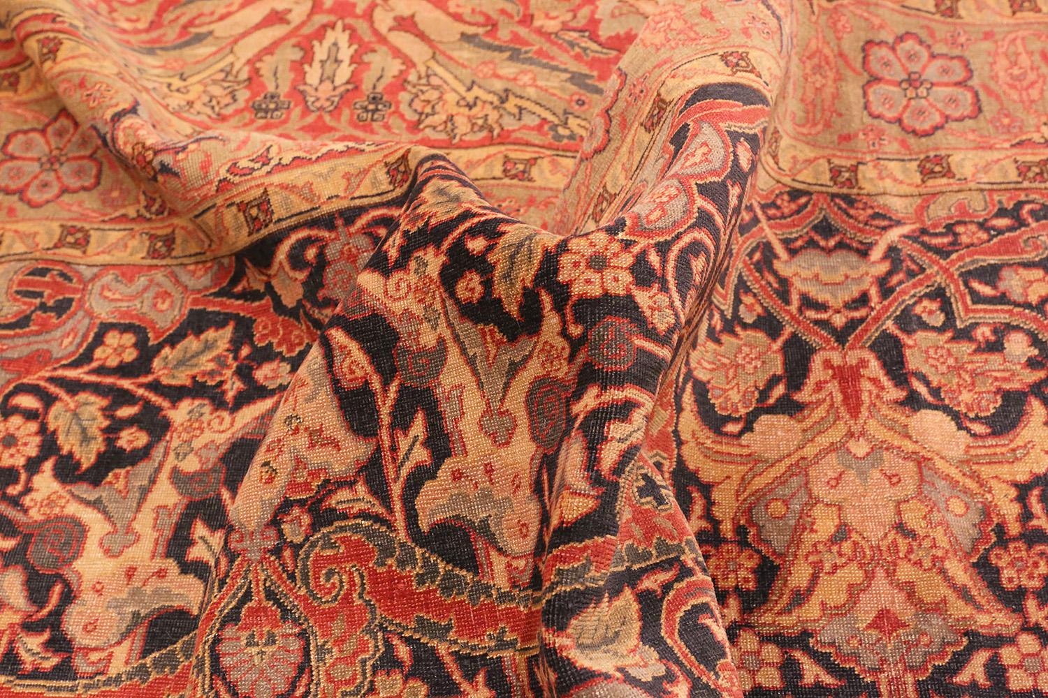 Antiker türkischer Hereke-Teppich. Größe: 9 Fuß 9 Zoll x 13 Fuß 1 Zoll  (Handgeknüpft) im Angebot
