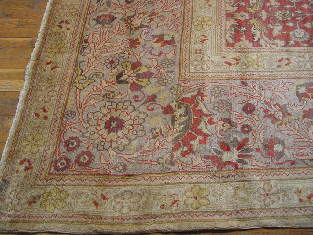 Hand-Knotted Early 20th C entry Turkish Hereke Carpet ( 20' x 25' x- 610 x 762 ) For Sale
