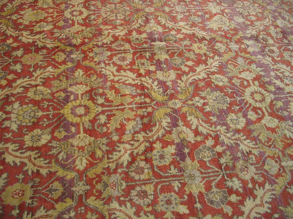 Early 20th C entry Turkish Hereke Carpet ( 20' x 25' x- 610 x 762 ) For Sale 1