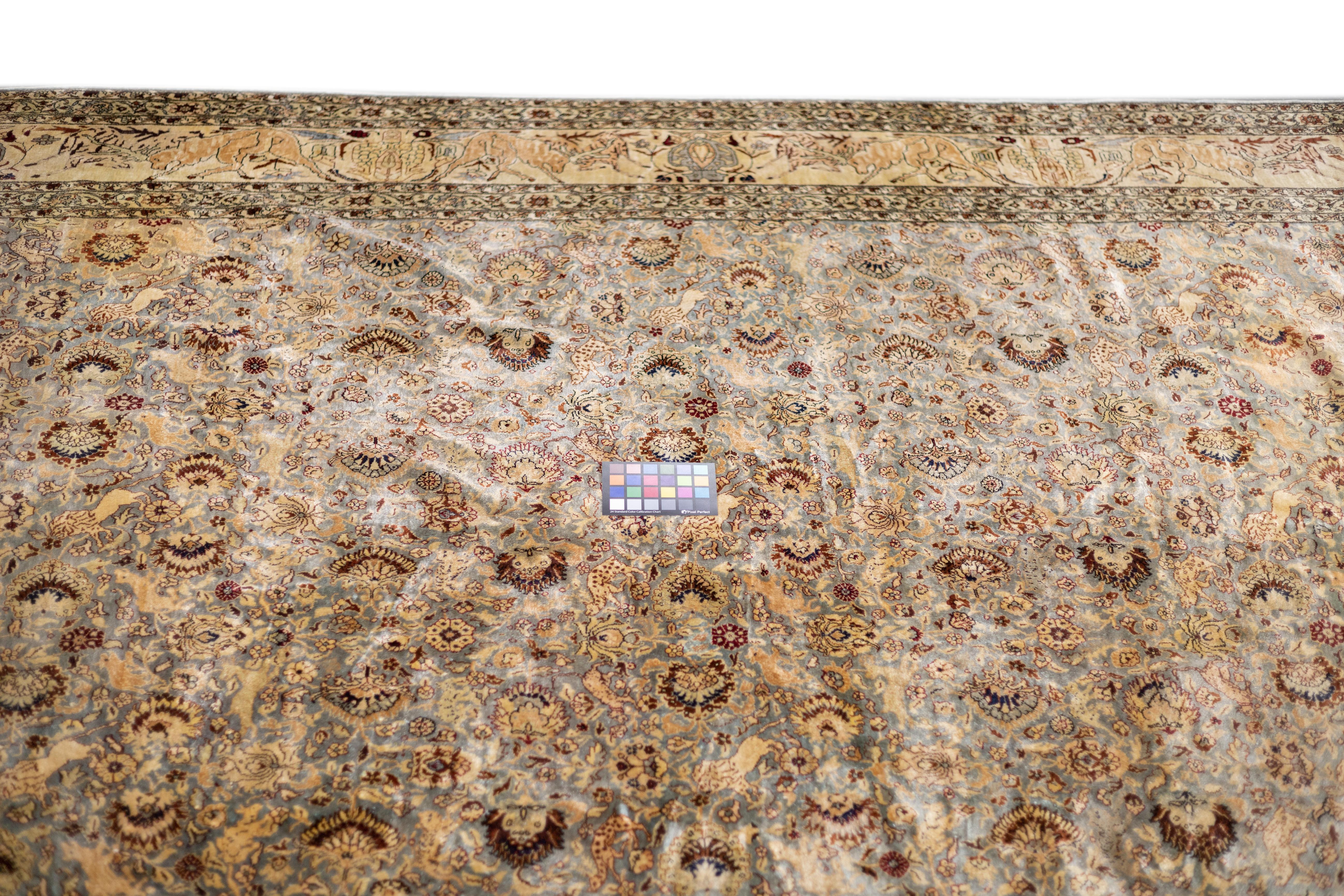 Tapis antique turc Hereke 6'10