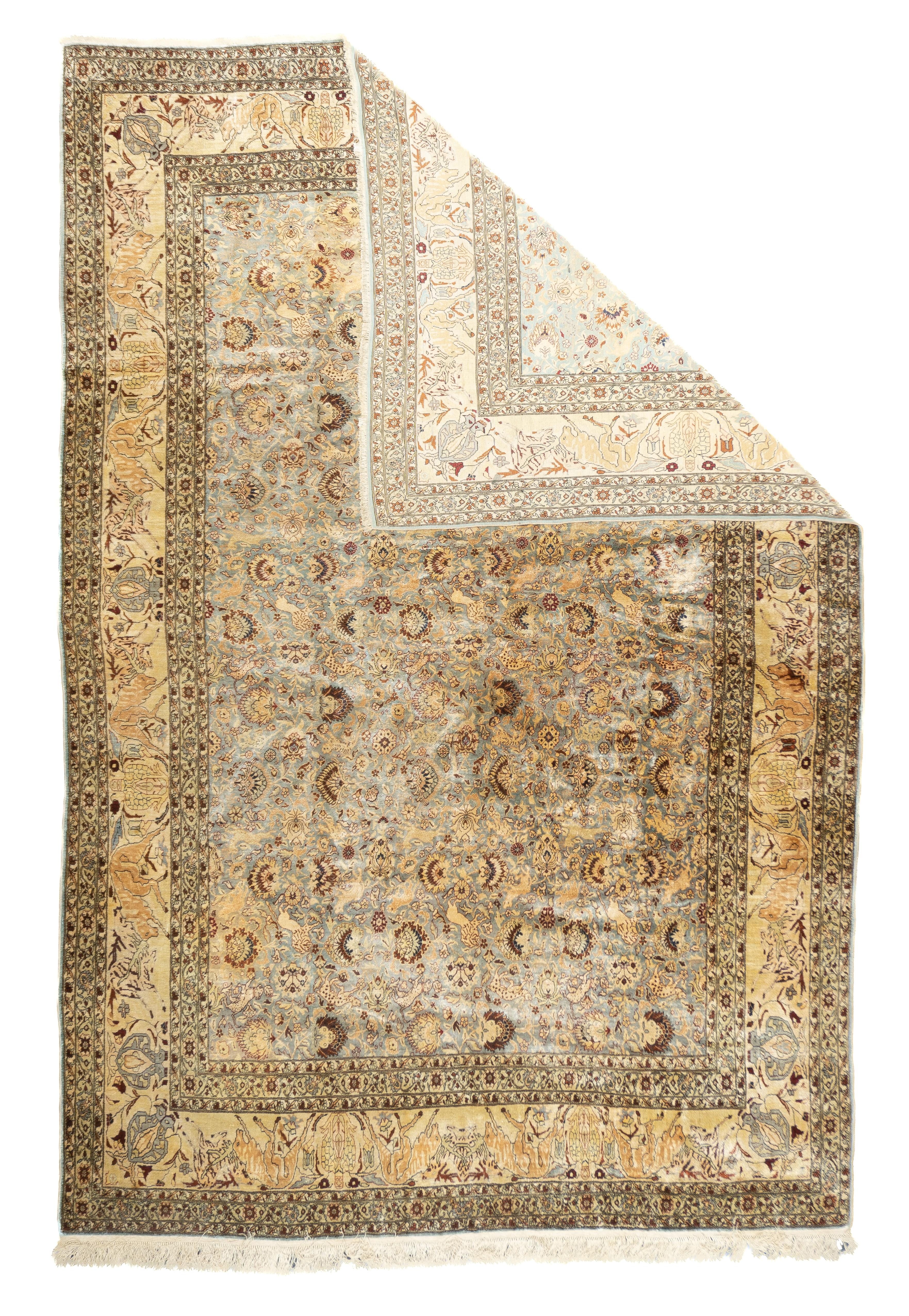 Tapis ancien turc Hereke 6'10