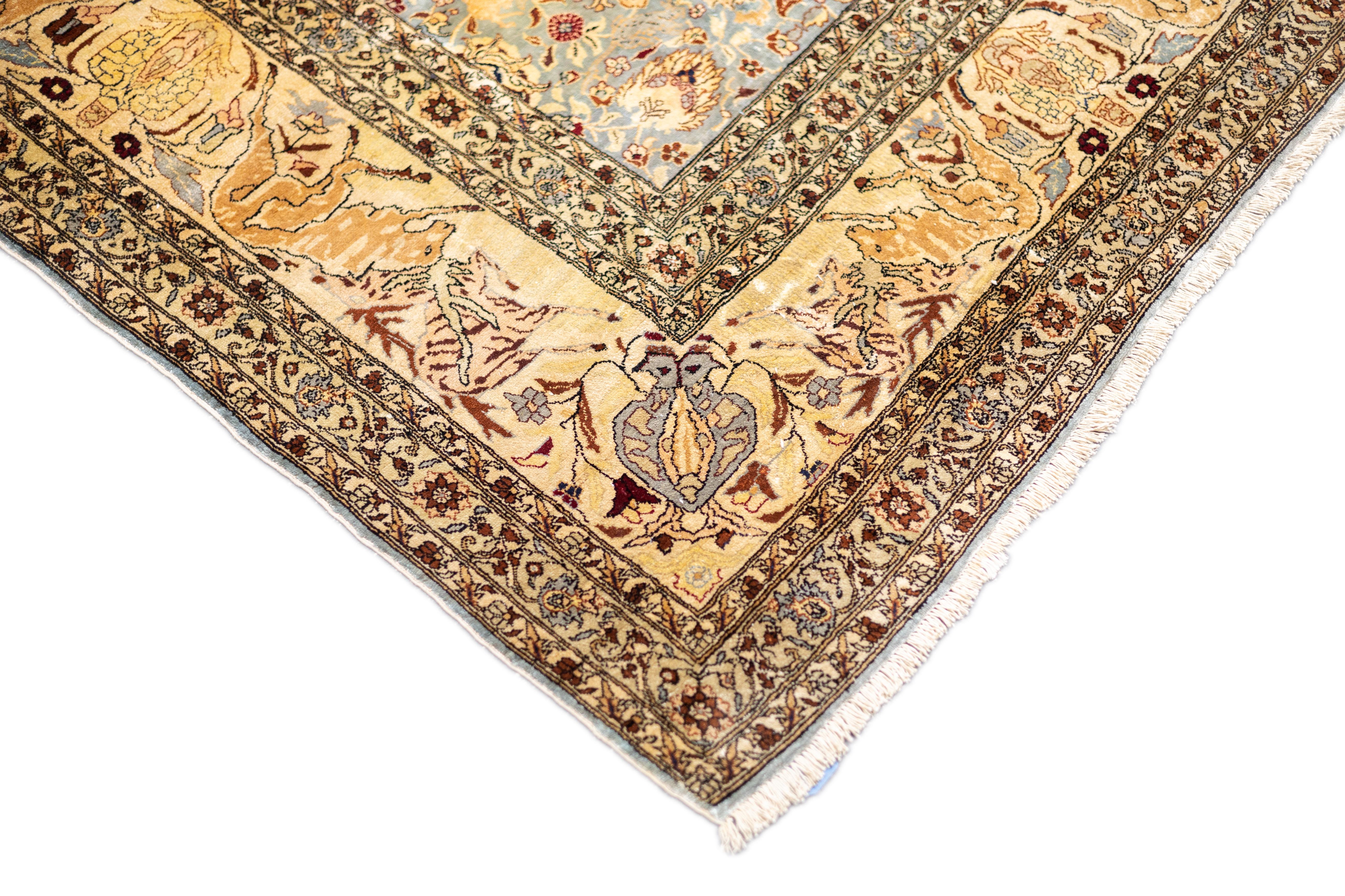 Tapis antique turc Hereke 6'10