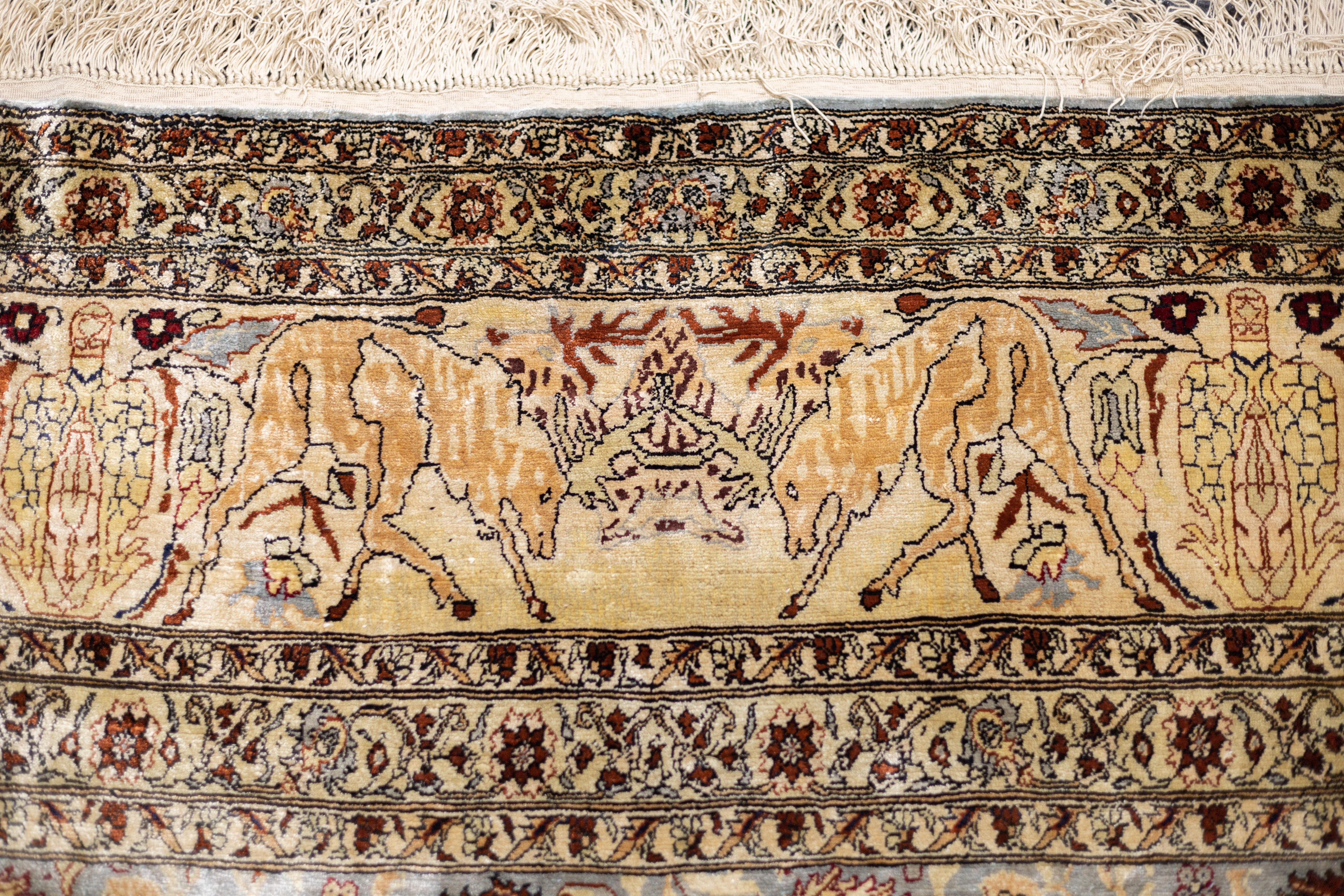 Tapis antique turc Hereke 6'10