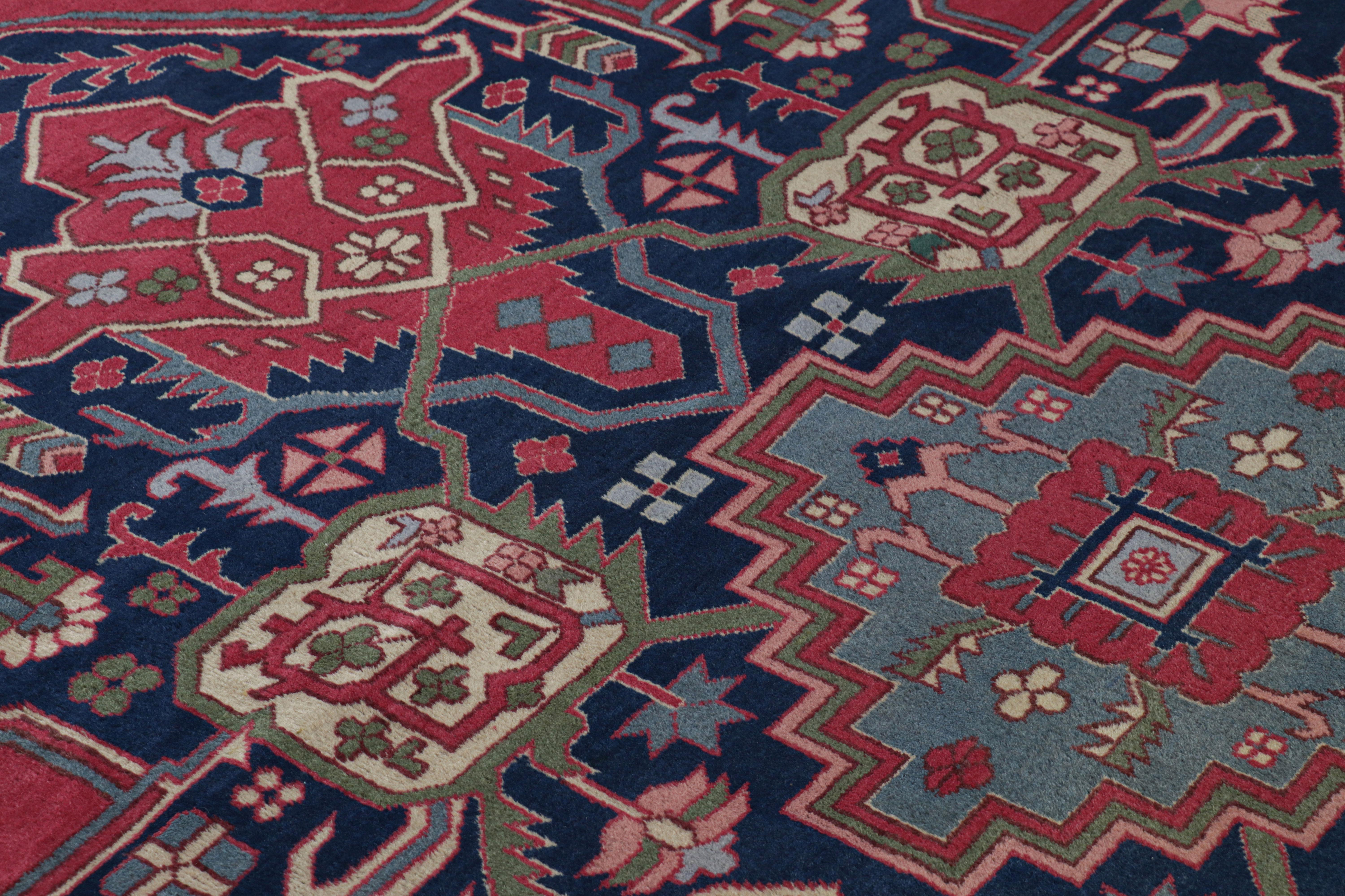 Antigua alfombra turca Isparta con campo abierto rojo y medallón Lana en venta
