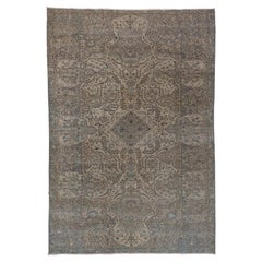 Antique Turkish Kaisary Carpet, Blue Palette