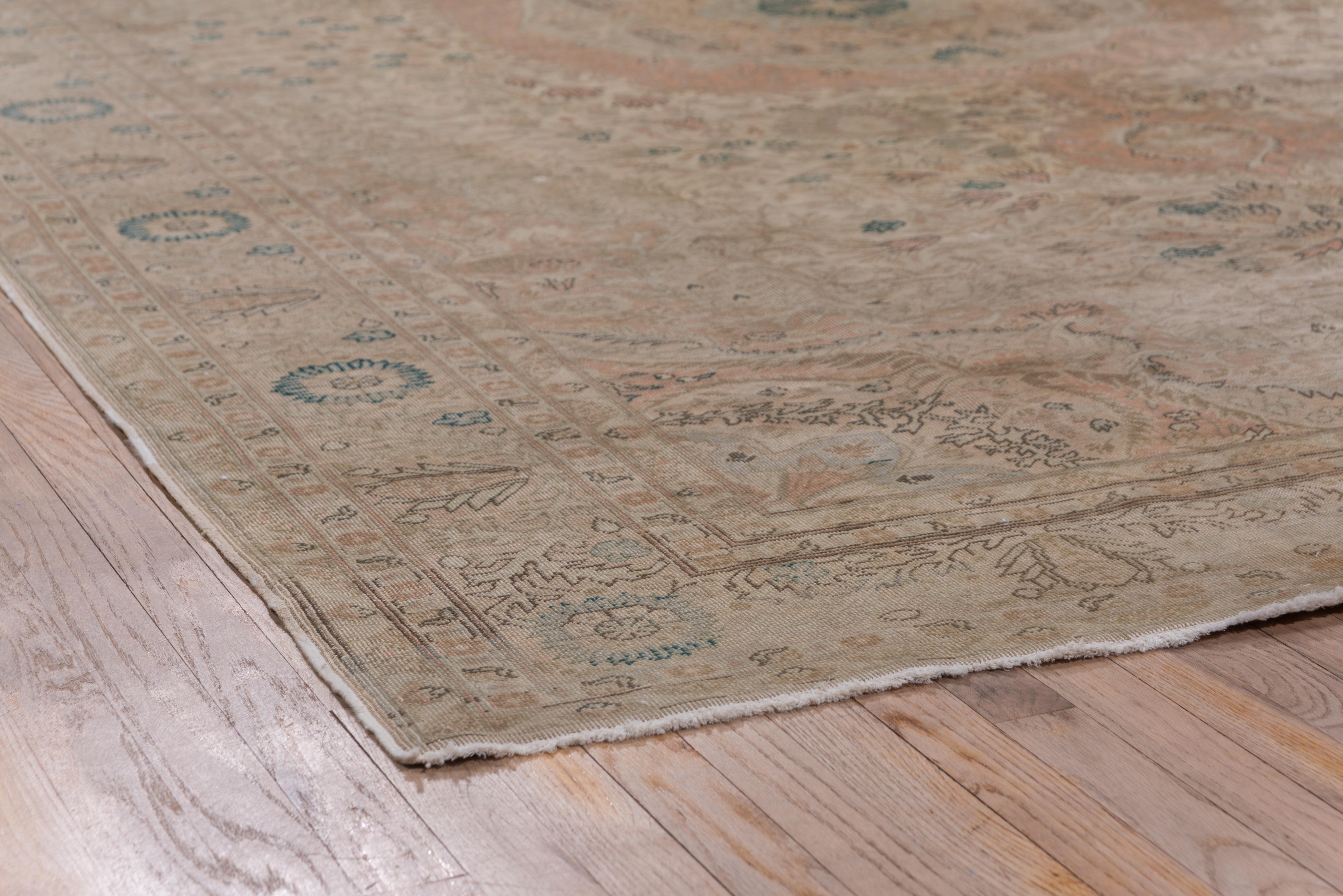 Tribal Antique Turkish Kaisary Carpet, Earth Tones