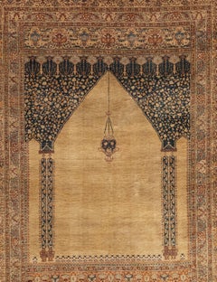 Antique Turkish Kaiseri Prayer Rug circa 1880's