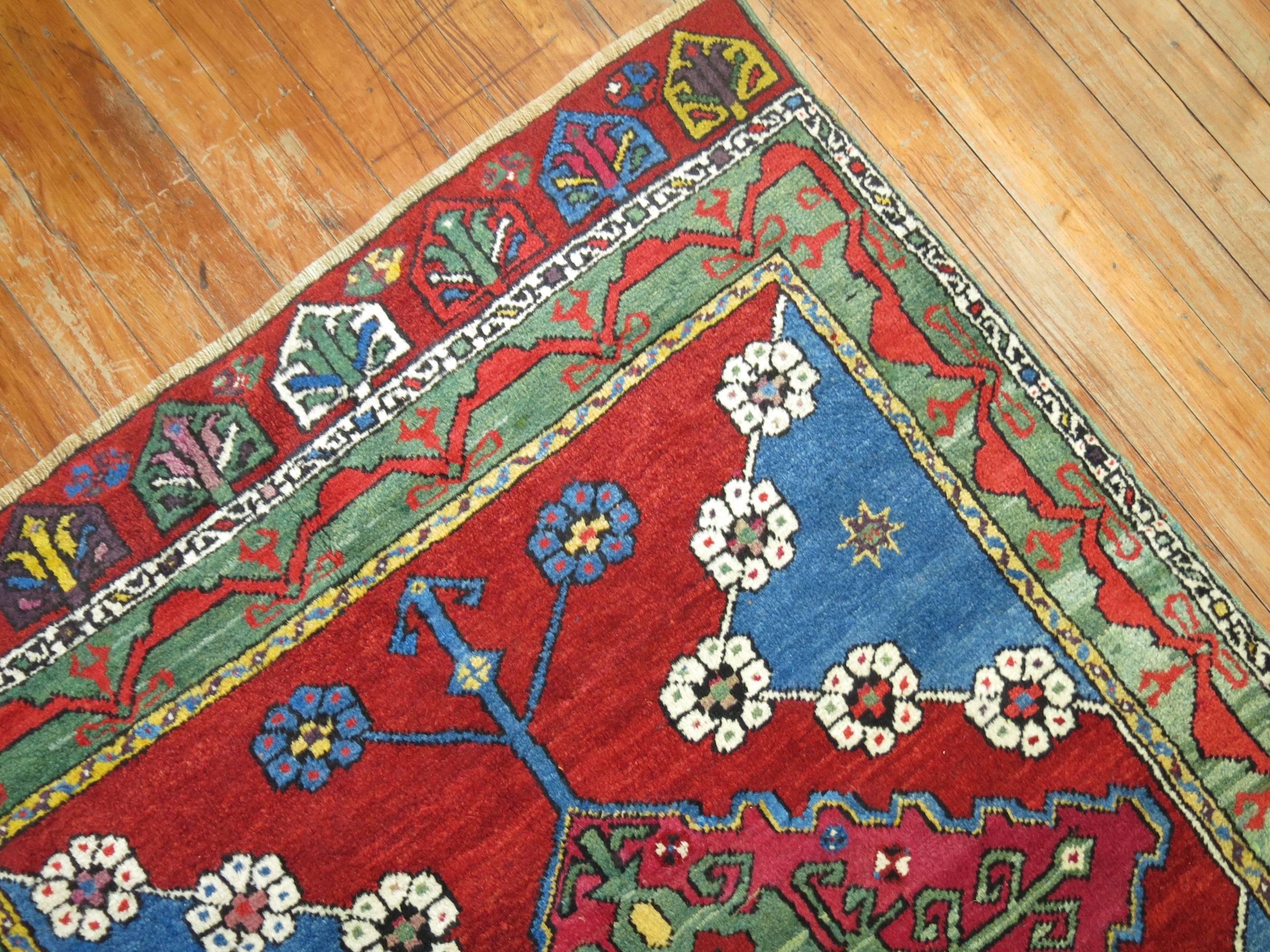 20th Century Antique Turkish Karapinar Runner For Sale