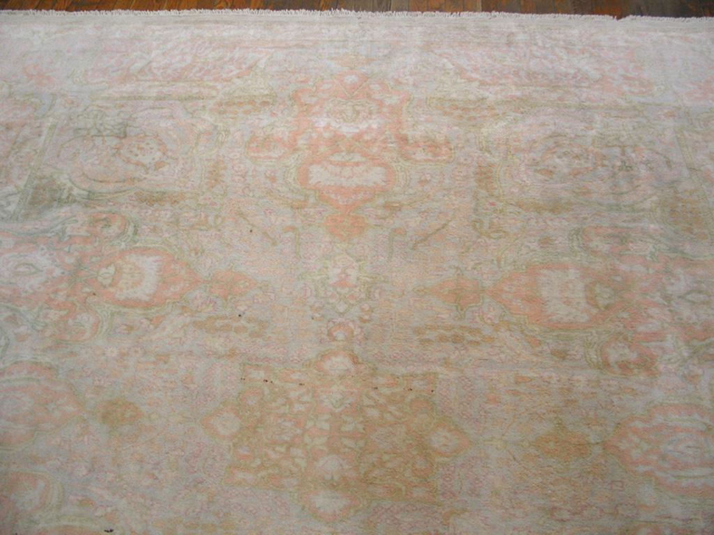 Early 20th Century Turkish Cotton Kayseri Carpet ( 9' x 12'6