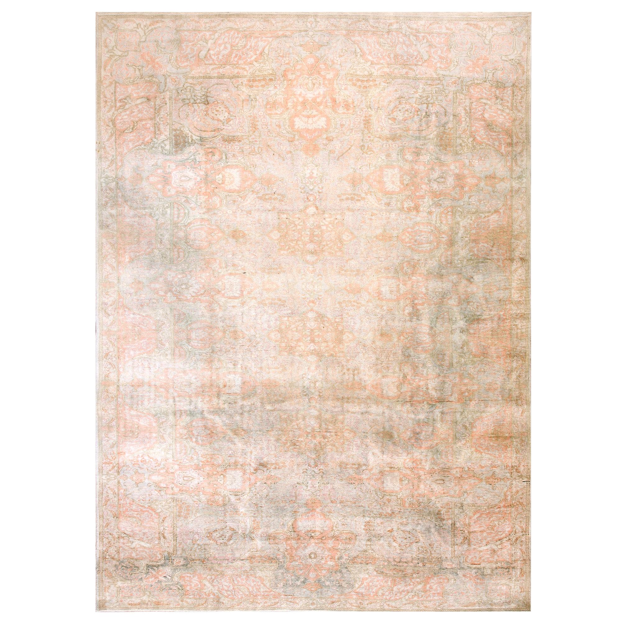 Early 20th Century Turkish Cotton Kayseri Carpet ( 9' x 12'6" - 275 x 380 ) For Sale