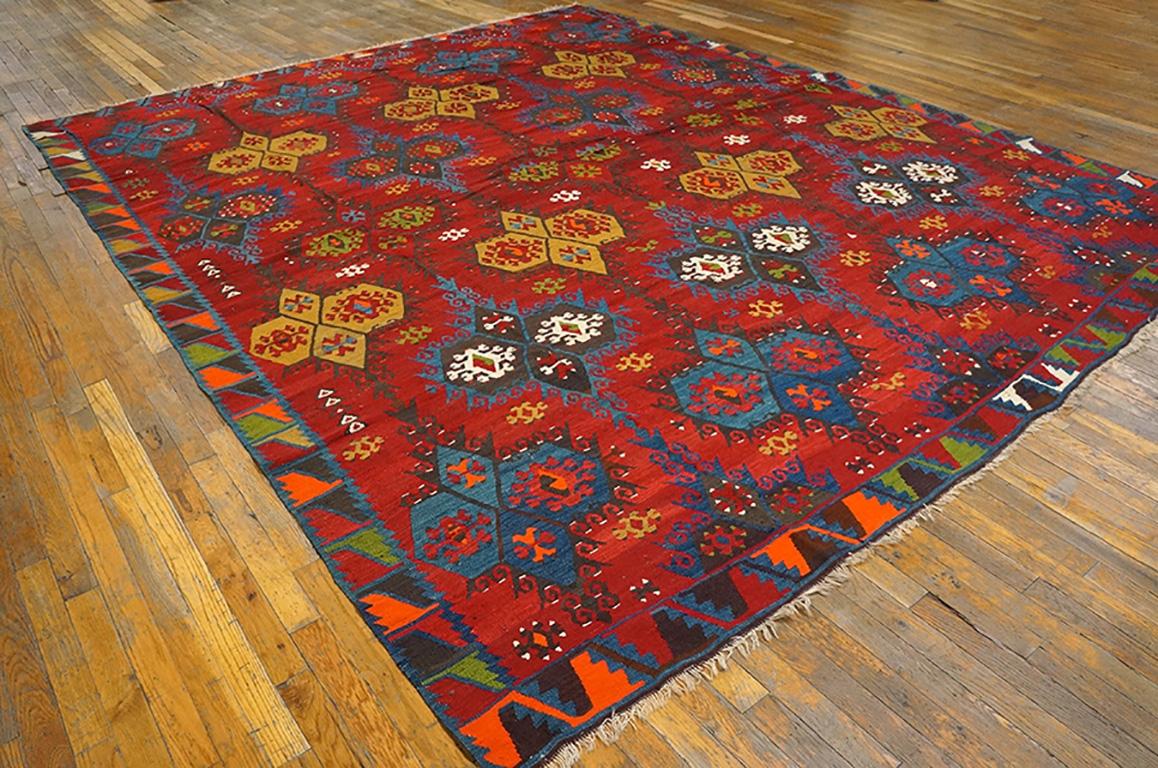 Hand-Woven Vintage Turkish Kilim  - Sivas For Sale