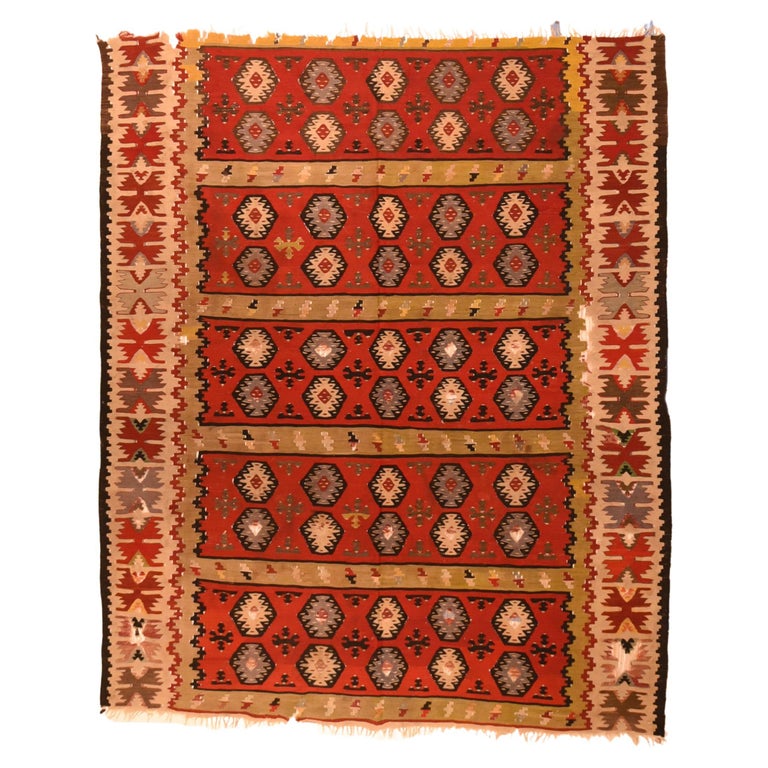 Antique Turkish Kilim Rug For Sale at 1stDibs