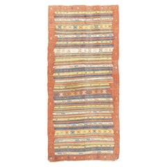 Antique Turkish Kilim Rug 4'9'' x 10'5''