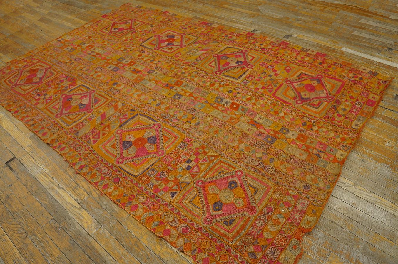 1970s Marsh Arab Embroidery ( 5' 3'' x 8' - 160 x 245 cm )
From The Marsh Arabs (Ma’dan) of Beni Hassan villages of Southern Iraq
