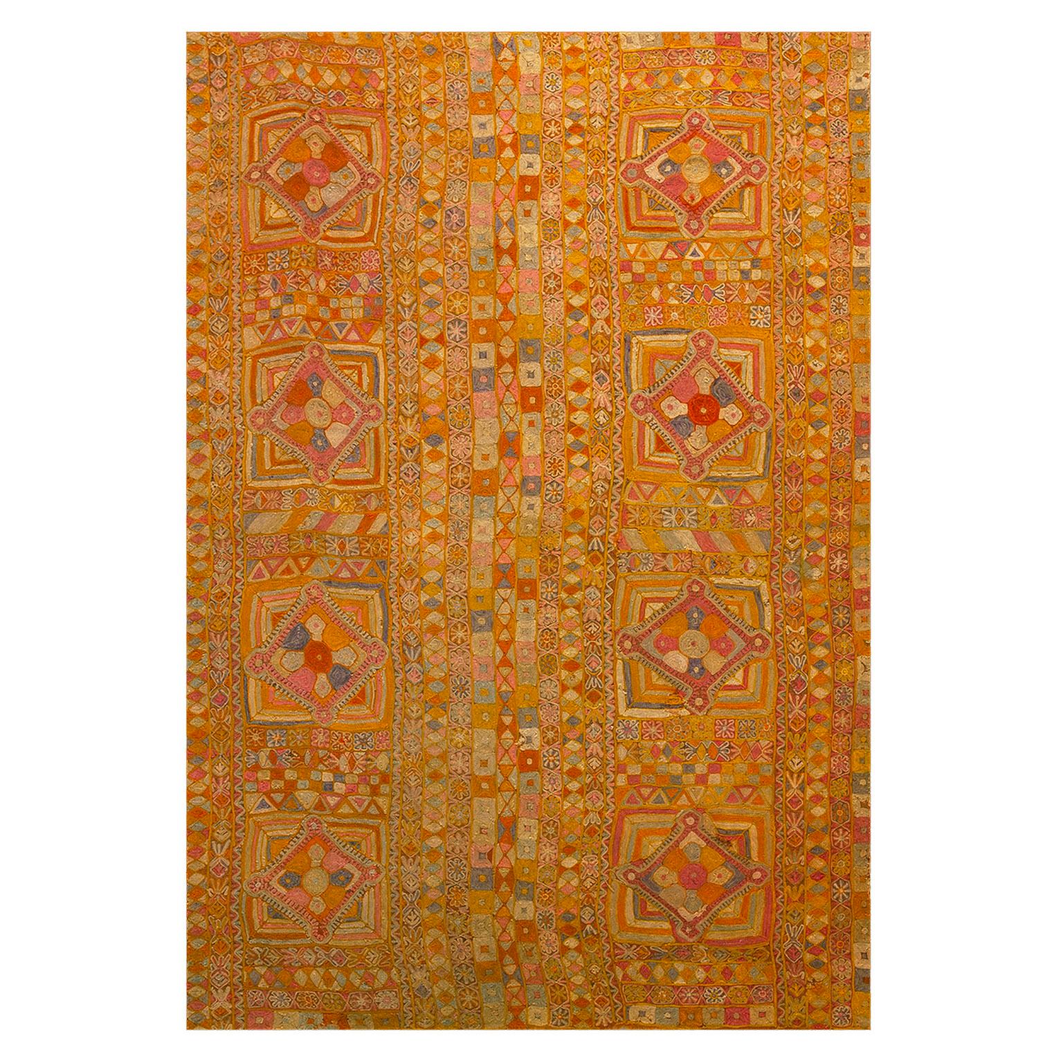 1970s Marsh Arab Embroidery ( 5' 3'' x 8' - 160 x 245 cm ) For Sale