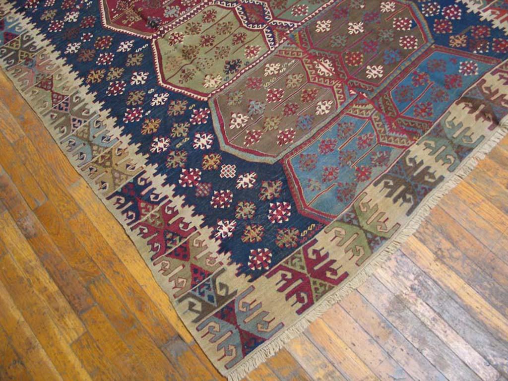 Hand-Woven Antique Turkish Kilim Rug For Sale