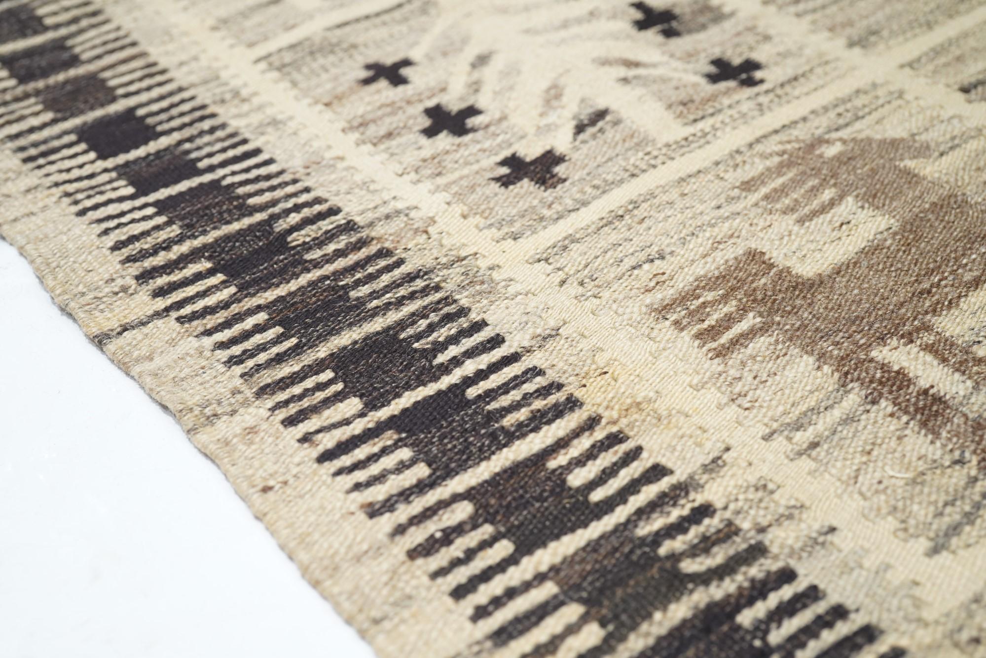 Early 20th Century Antique Turkish Kilim Rug For Sale