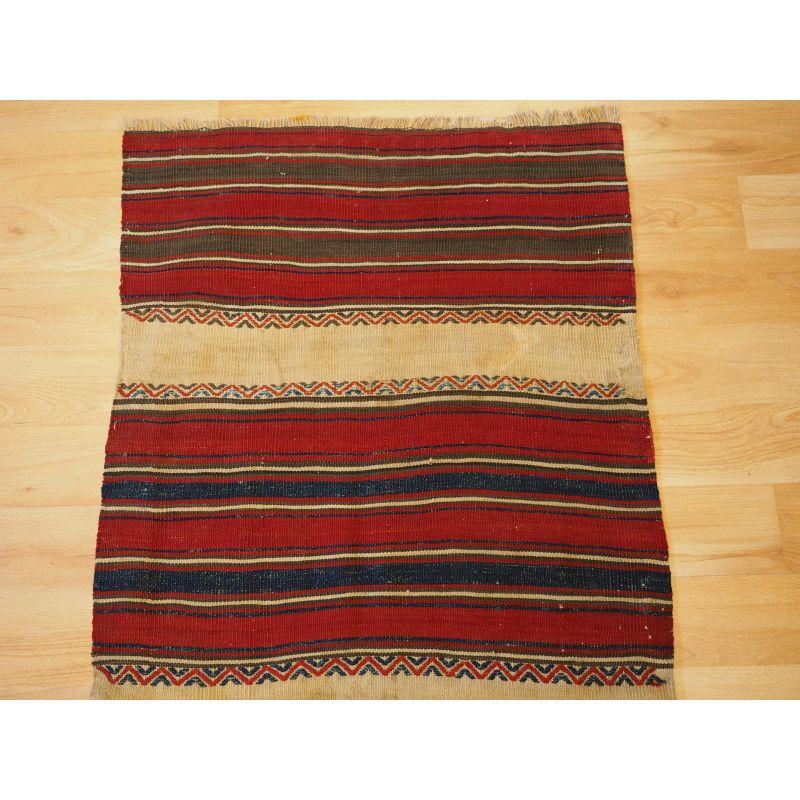 Antique Turkish Kilim Runner from the Marash Region In Good Condition For Sale In Moreton-In-Marsh, GB