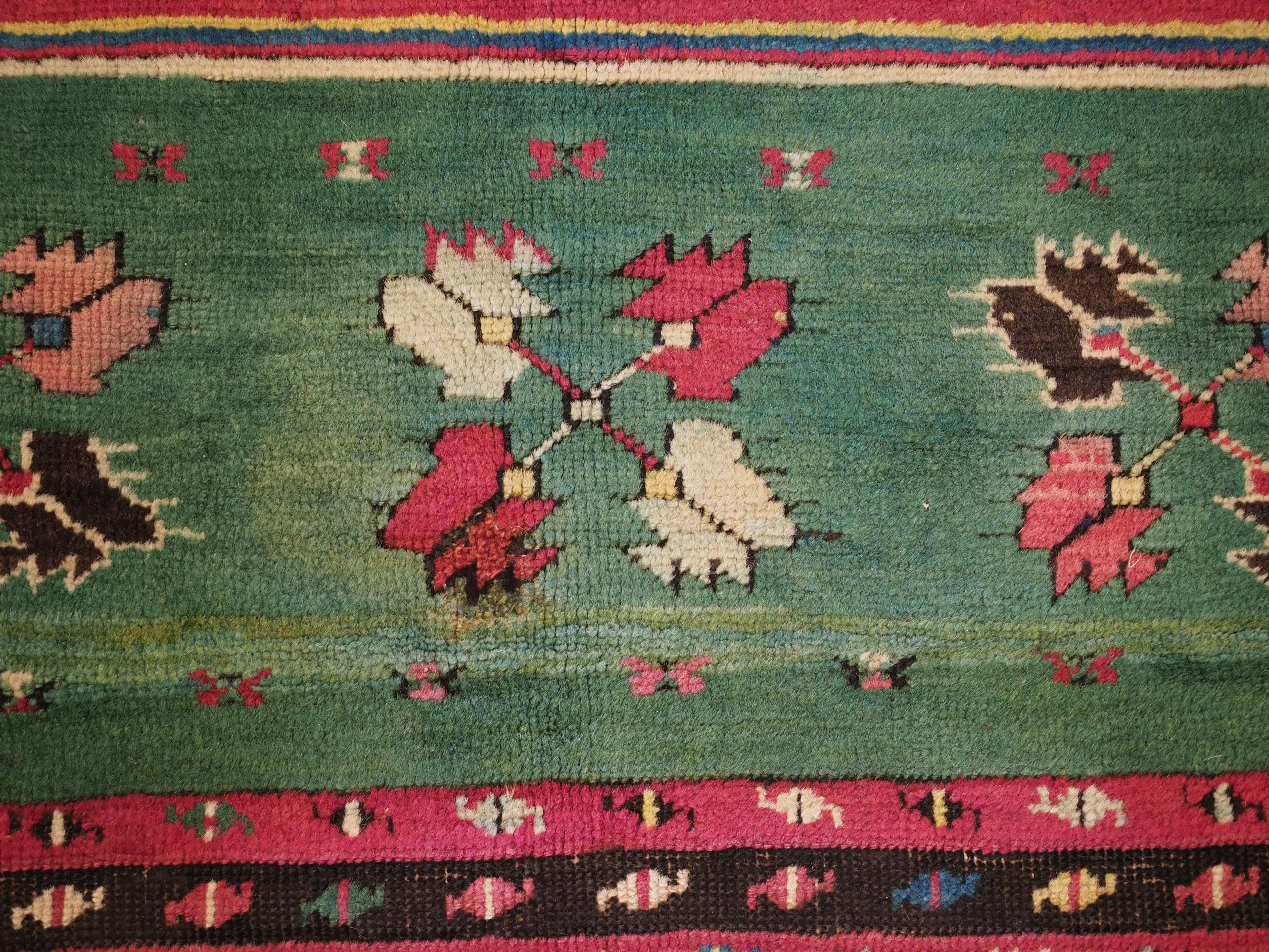 Antique Turkish Kirsehir Prayer Rug, Superb Colour, 2nd Half 19th Century For Sale 5