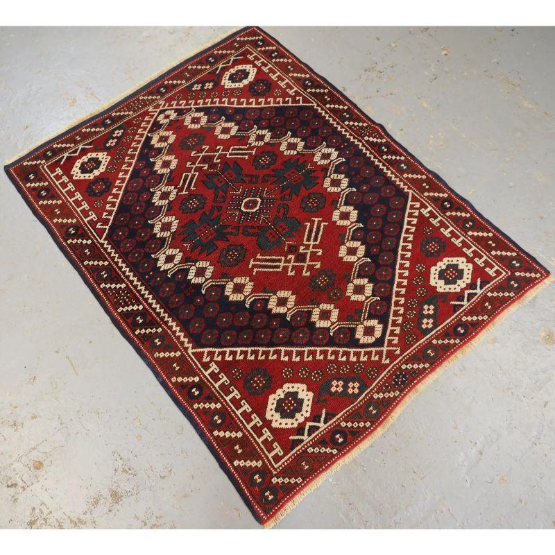 Antique Turkish Kiz Bergama rug of classic design with superb colour.

The rug is of a traditional design associated with these small rugs, they are considered to be 'dowry' weavings. This example is well drawn with good colour and fine weave. The
