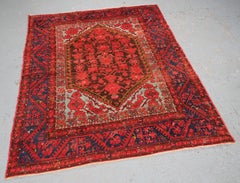 Antique Turkish Komurcu Kula rug of traditional desiign.  Circa 1900.