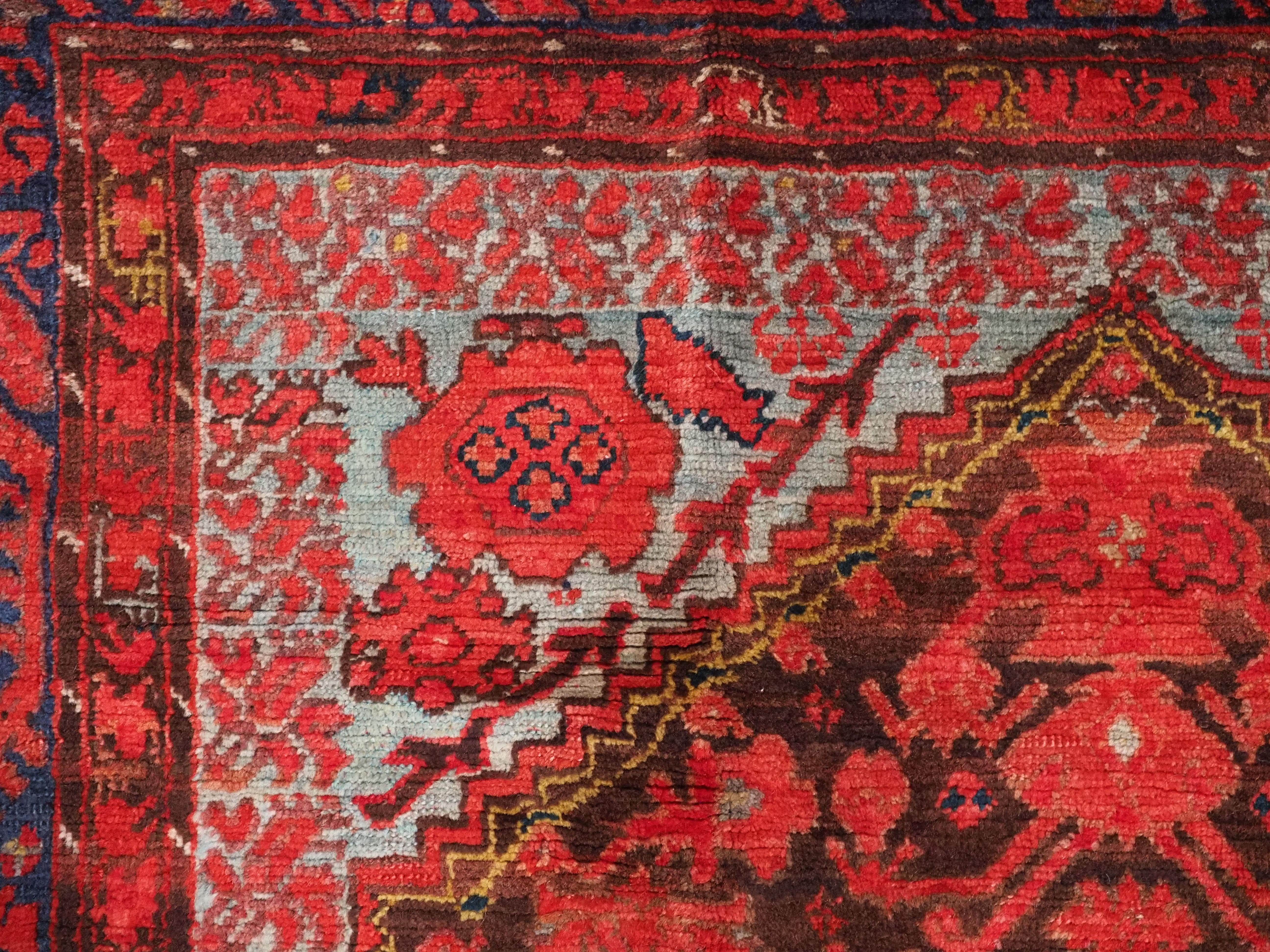  Antique Turkish Komurcu Kula rug of traditional desiign.  Circa 1900. For Sale 2