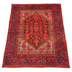 Antico tappeto turco Komurcu Kula dal design tradizionale.  Circa 1900.