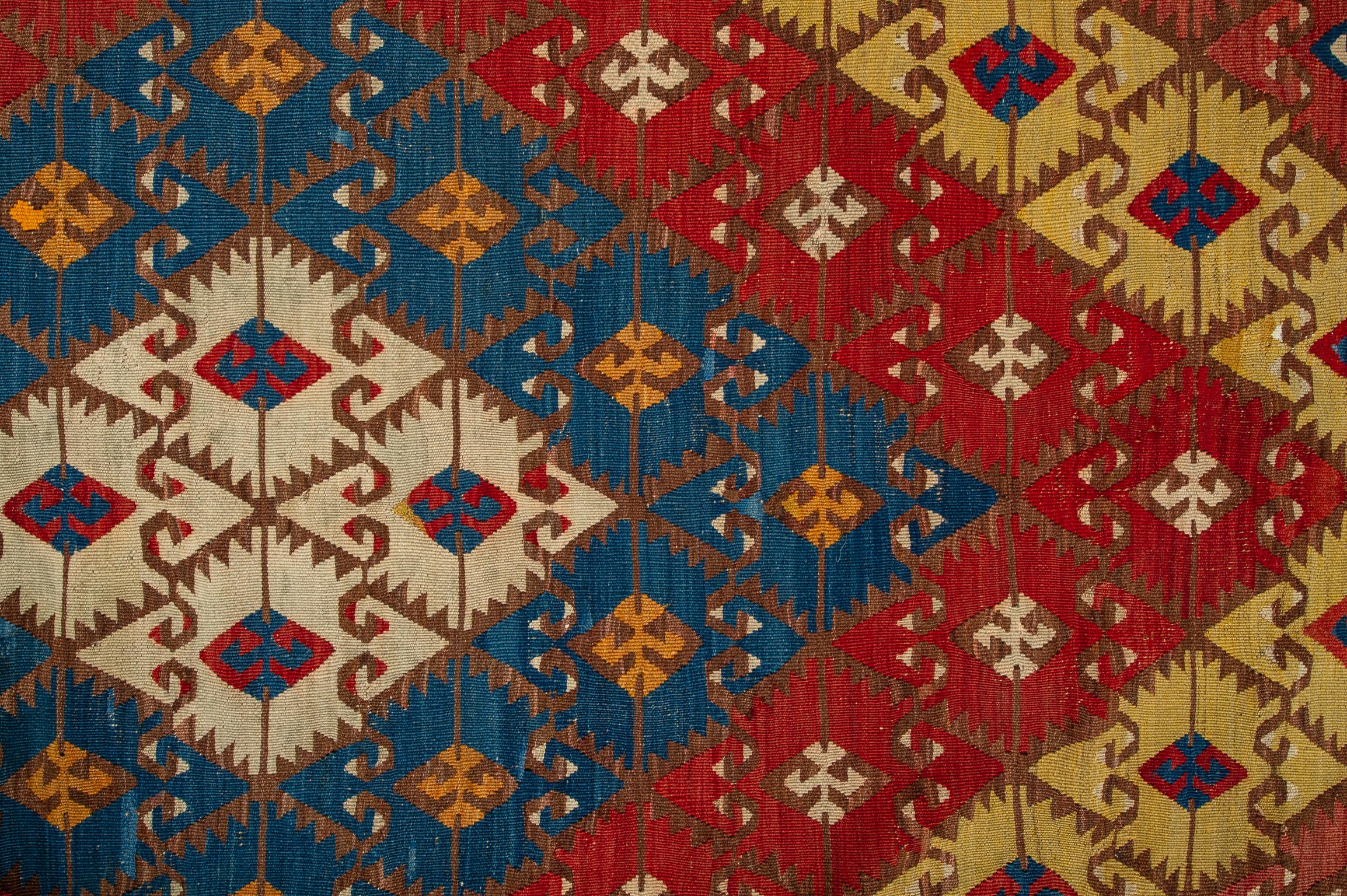 Antique Turkish Konya Kilim 3