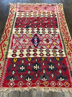 Antique Turkish Konya Kilm, Circa 1900